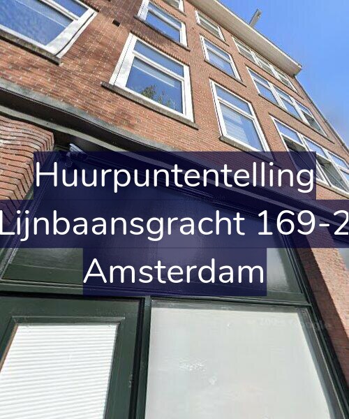 Foto gevel Huurpuntentelling voor Lijnbaansgracht 169-2, Amsterdam