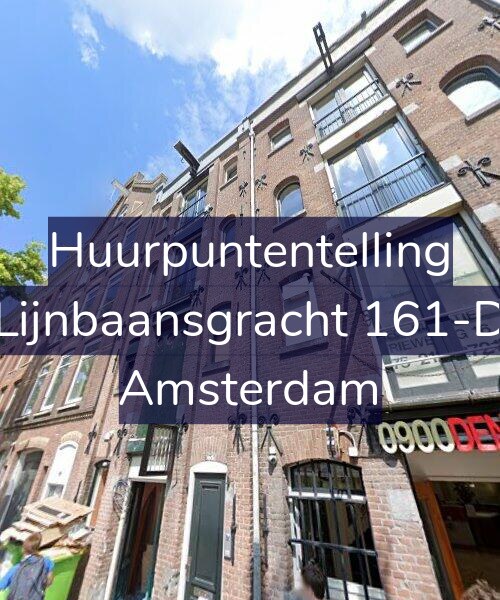 Foto gevel Huurpuntentelling voor Lijnbaansgracht 161-D, Amsterdam
