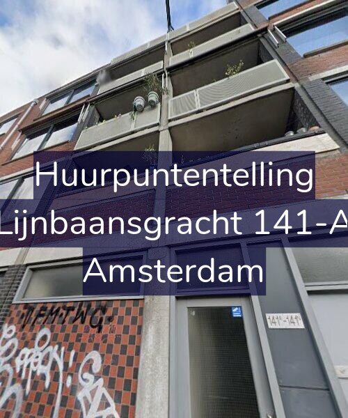 Foto gevel Huurpuntentelling voor Lijnbaansgracht 141-A, Amsterdam