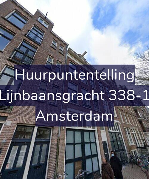 Foto gevel Huurpuntentelling voor Lijnbaansgracht 338-1, Amsterdam