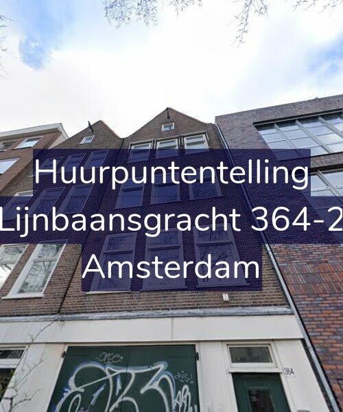 Foto gevel Huurpuntentelling voor Lijnbaansgracht 364-2, Amsterdam