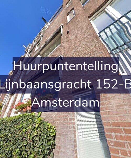 Foto gevel Huurpuntentelling voor Lijnbaansgracht 152-B, Amsterdam