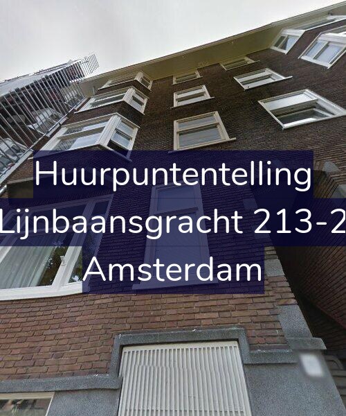 Foto gevel Huurpuntentelling voor Lijnbaansgracht 213-2, Amsterdam