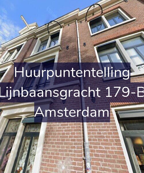 Foto gevel Huurpuntentelling voor Lijnbaansgracht 179-B, Amsterdam