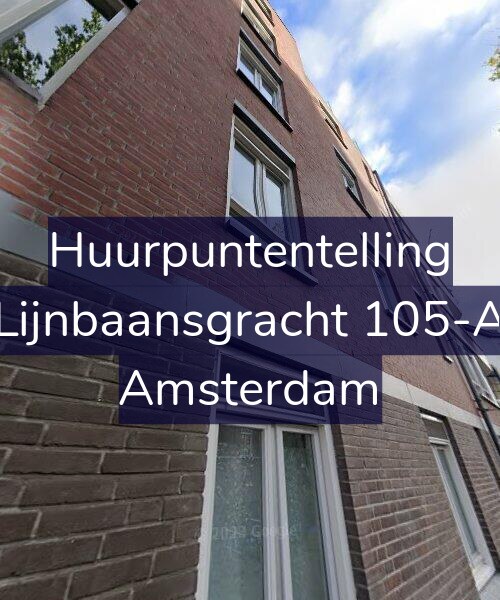 Foto gevel Huurpuntentelling voor Lijnbaansgracht 105-A, Amsterdam