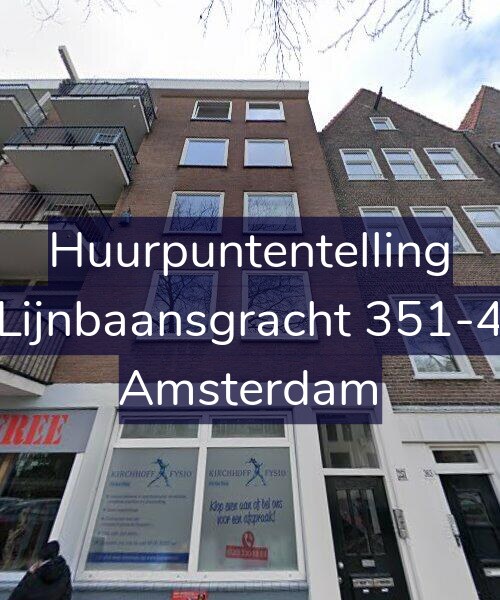 Foto gevel Huurpuntentelling voor Lijnbaansgracht 351-4, Amsterdam