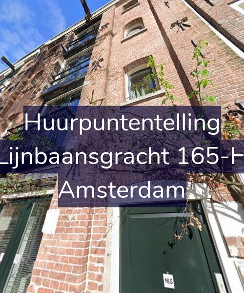 Foto gevel Huurpuntentelling voor Lijnbaansgracht 165-H, Amsterdam