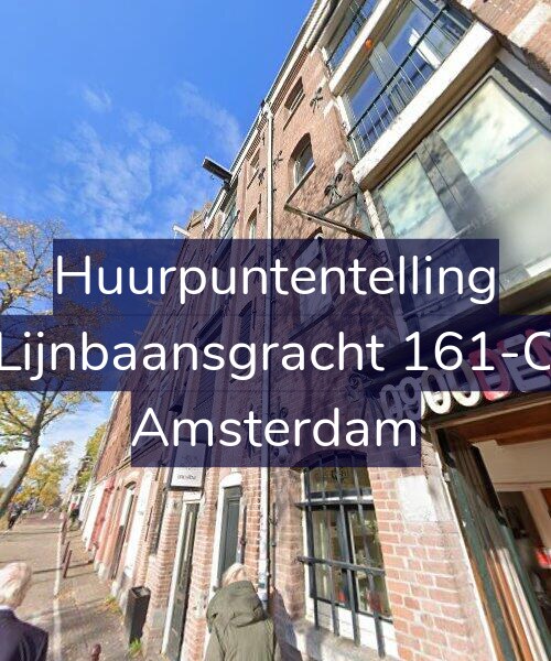 Foto gevel Huurpuntentelling voor Lijnbaansgracht 161-C, Amsterdam