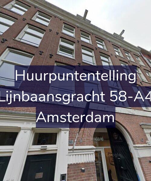 Foto gevel Huurpuntentelling voor Lijnbaansgracht 58-A4, Amsterdam