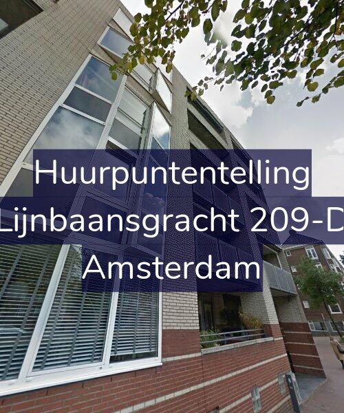 Foto gevel Huurpuntentelling voor Lijnbaansgracht 209-D, Amsterdam