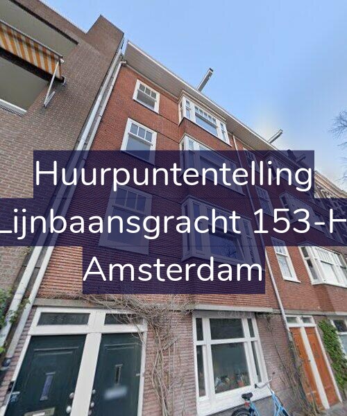 Foto gevel Huurpuntentelling voor Lijnbaansgracht 153-H, Amsterdam