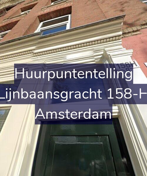 Foto gevel Huurpuntentelling voor Lijnbaansgracht 158-H, Amsterdam