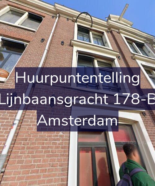 Foto gevel Huurpuntentelling voor Lijnbaansgracht 178-B, Amsterdam