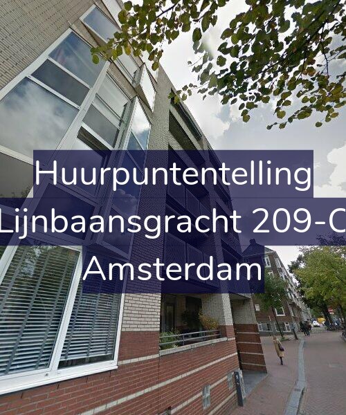 Foto gevel Huurpuntentelling voor Lijnbaansgracht 209-C, Amsterdam