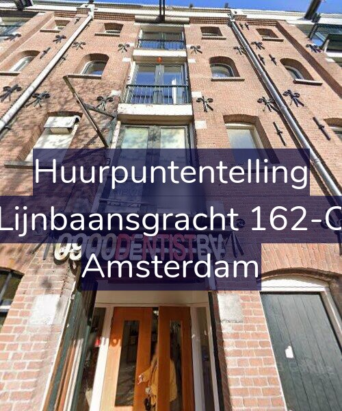 Foto gevel Huurpuntentelling voor Lijnbaansgracht 162-C, Amsterdam