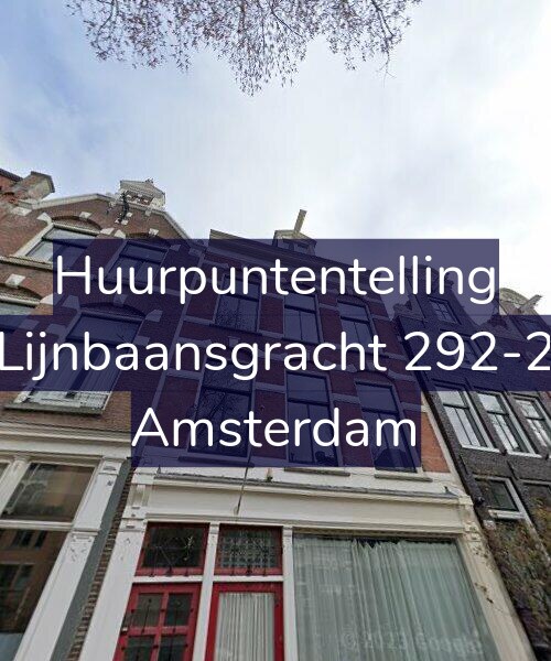 Foto gevel Huurpuntentelling voor Lijnbaansgracht 292-2, Amsterdam
