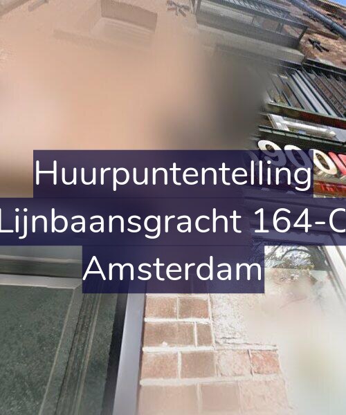 Foto gevel Huurpuntentelling voor Lijnbaansgracht 164-C, Amsterdam