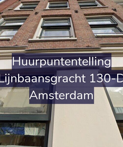 Foto gevel Huurpuntentelling voor Lijnbaansgracht 130-D, Amsterdam
