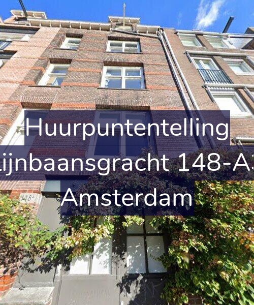 Foto gevel Huurpuntentelling voor Lijnbaansgracht 148-A3, Amsterdam