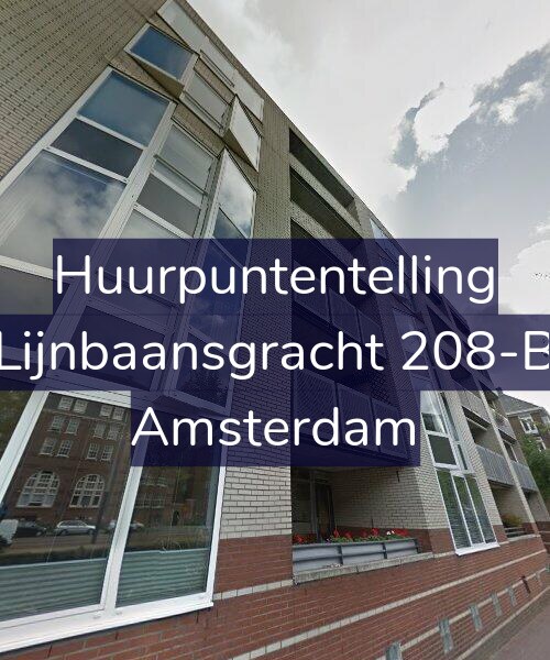 Foto gevel Huurpuntentelling voor Lijnbaansgracht 208-B, Amsterdam