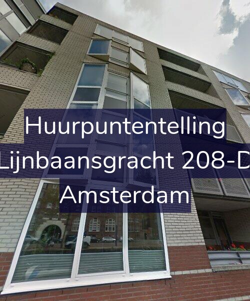 Foto gevel Huurpuntentelling voor Lijnbaansgracht 208-D, Amsterdam