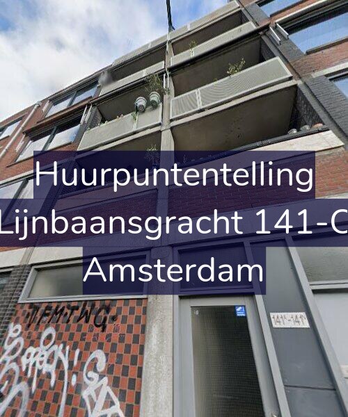 Foto gevel Huurpuntentelling voor Lijnbaansgracht 141-C, Amsterdam