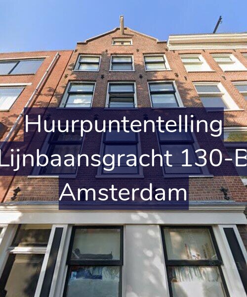 Foto gevel Huurpuntentelling voor Lijnbaansgracht 130-B, Amsterdam