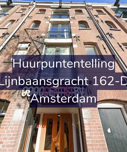 Foto gevel Huurpuntentelling voor Lijnbaansgracht 162-D, Amsterdam