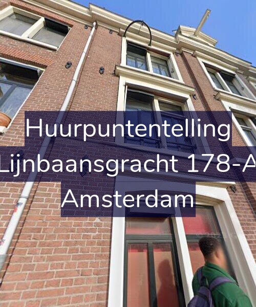 Foto gevel Huurpuntentelling voor Lijnbaansgracht 178-A, Amsterdam