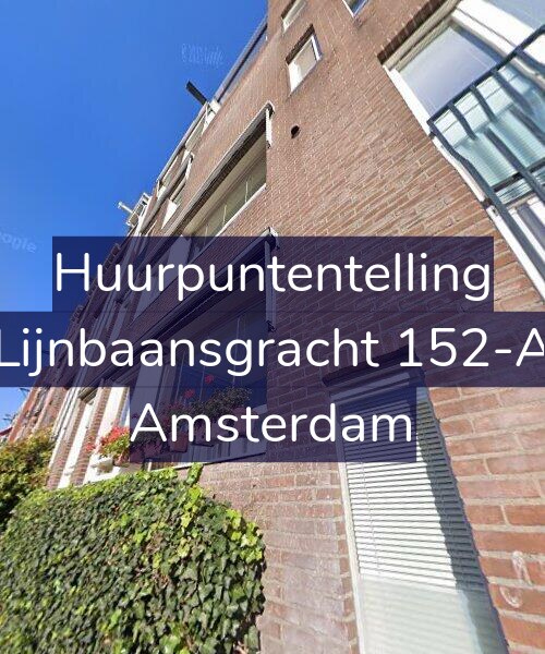 Foto gevel Huurpuntentelling voor Lijnbaansgracht 152-A, Amsterdam