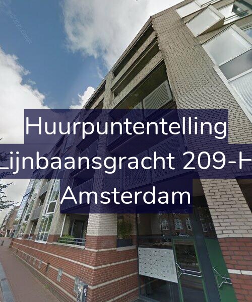 Foto gevel Huurpuntentelling voor Lijnbaansgracht 209-H, Amsterdam