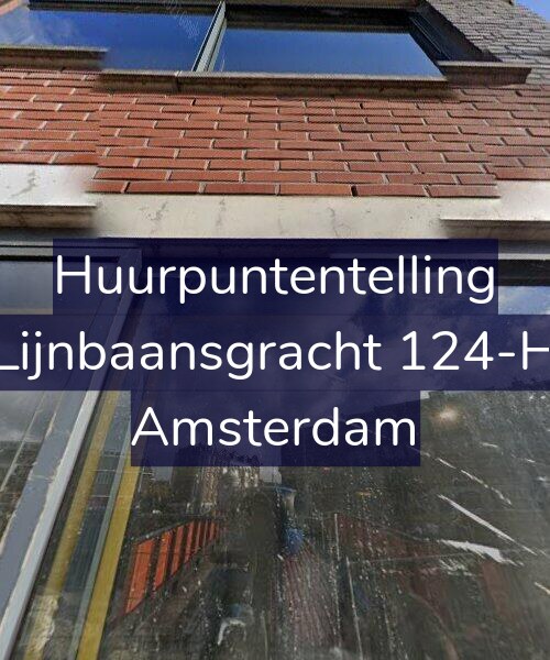 Foto gevel Huurpuntentelling voor Lijnbaansgracht 124-H, Amsterdam