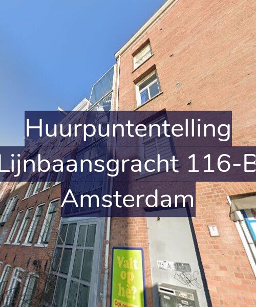 Foto gevel Huurpuntentelling voor Lijnbaansgracht 116-B, Amsterdam
