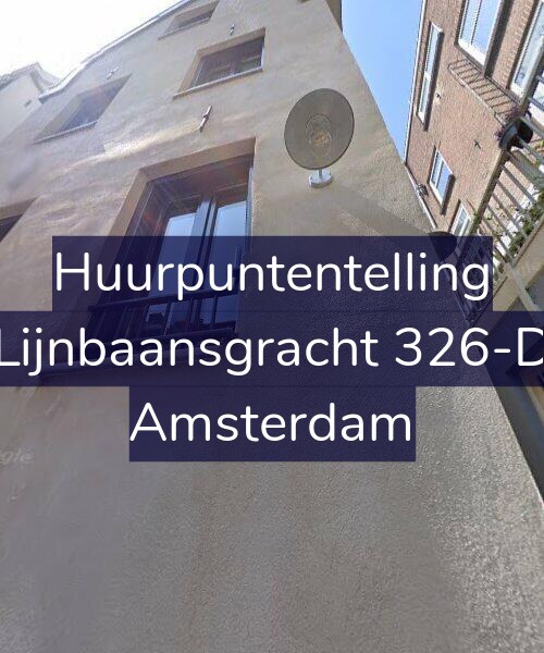 Foto gevel Huurpuntentelling voor Lijnbaansgracht 326-D, Amsterdam