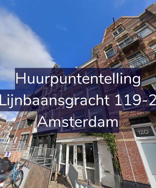 Foto gevel Huurpuntentelling voor Lijnbaansgracht 119-2, Amsterdam