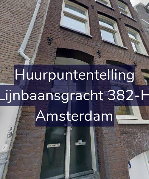 Foto gevel Huurpuntentelling voor Lijnbaansgracht 382-H, Amsterdam
