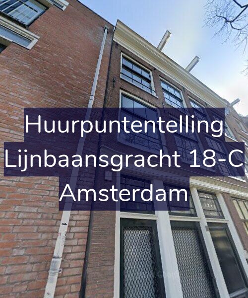 Foto gevel Huurpuntentelling voor Lijnbaansgracht 18-C, Amsterdam