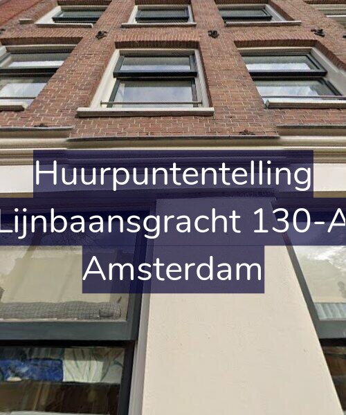 Foto gevel Huurpuntentelling voor Lijnbaansgracht 130-A, Amsterdam
