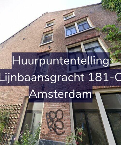 Foto gevel Huurpuntentelling voor Lijnbaansgracht 181-C, Amsterdam