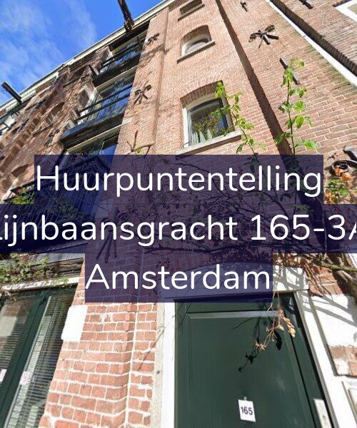 Foto gevel Huurpuntentelling voor Lijnbaansgracht 165-3A, Amsterdam