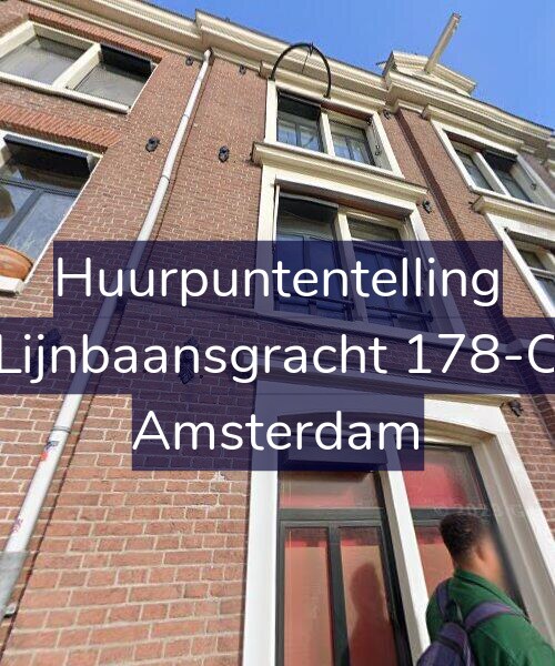 Foto gevel Huurpuntentelling voor Lijnbaansgracht 178-C, Amsterdam