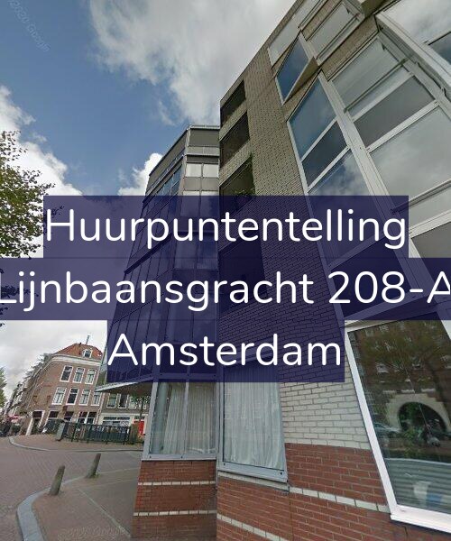 Foto gevel Huurpuntentelling voor Lijnbaansgracht 208-A, Amsterdam
