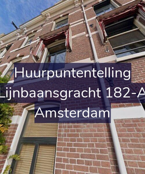Foto gevel Huurpuntentelling voor Lijnbaansgracht 182-A, Amsterdam