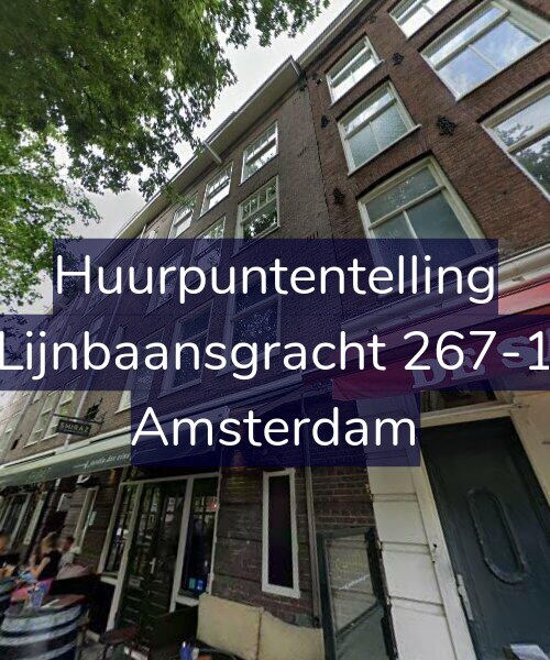 Foto gevel Huurpuntentelling voor Lijnbaansgracht 267-1, Amsterdam