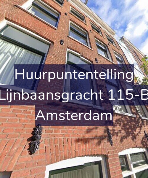 Foto gevel Huurpuntentelling voor Lijnbaansgracht 115-B, Amsterdam