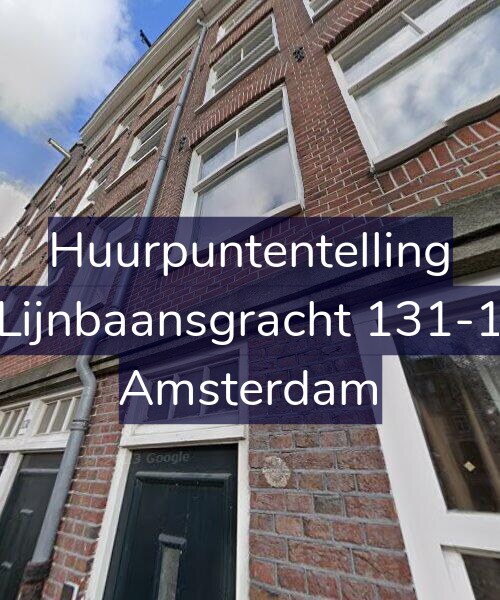 Foto gevel Huurpuntentelling voor Lijnbaansgracht 131-1, Amsterdam
