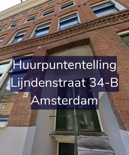 Foto gevel Huurpuntentelling voor Lijndenstraat 34-B, Amsterdam