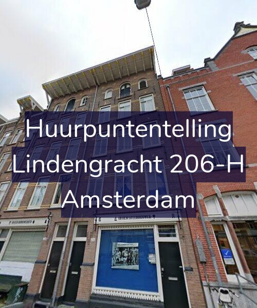 Foto gevel Huurpuntentelling voor Lindengracht 206-H, Amsterdam