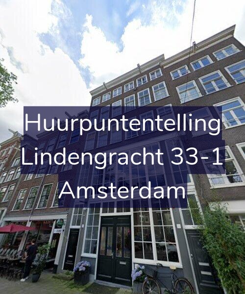 Foto gevel Huurpuntentelling voor Lindengracht 33-1, Amsterdam