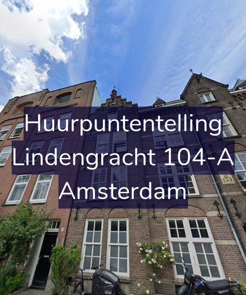 Foto gevel Huurpuntentelling voor Lindengracht 104-A, Amsterdam
